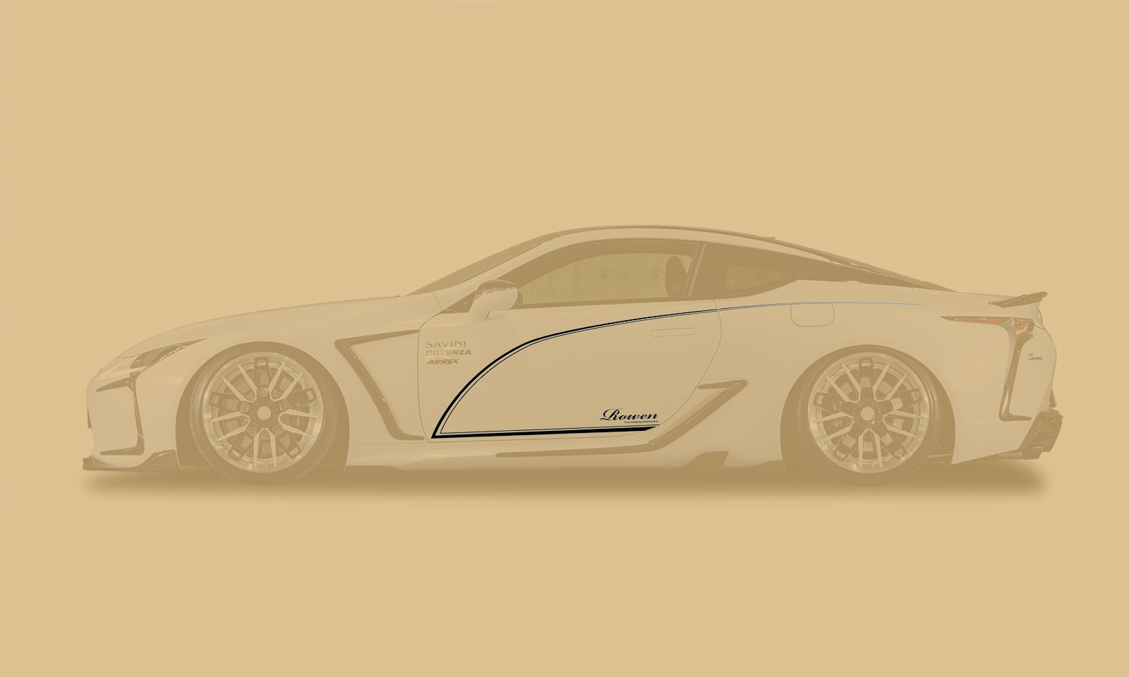 LC/LCh Coupe ピンストライプRowenロゴあり