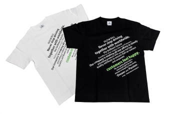 CustomersFeelHappyＴシャツ