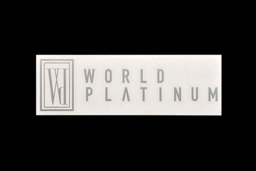 WORLD  PLATINUM ステッカー