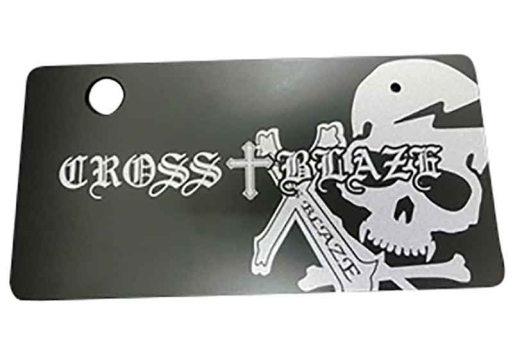 CROSS BLAZE ナンバープレートセット